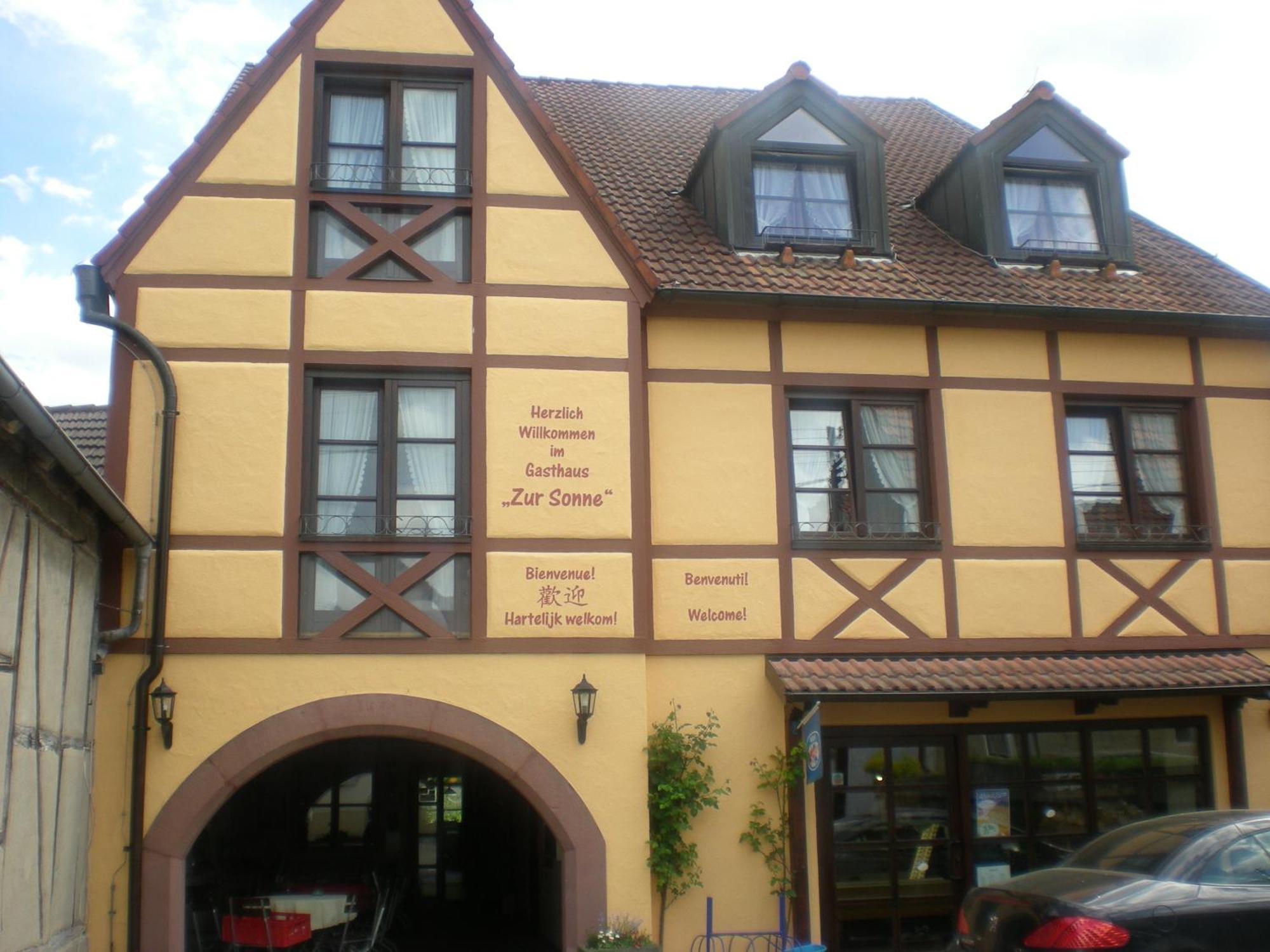 Gasthaus Sonne Gbr Треннфельд Экстерьер фото